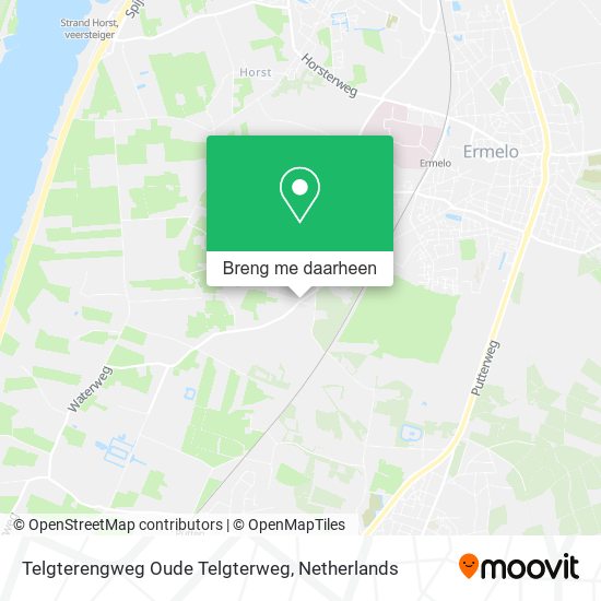 Telgterengweg Oude Telgterweg kaart