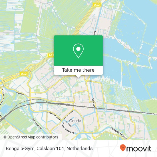 Bengala-Gym, Calslaan 101 kaart
