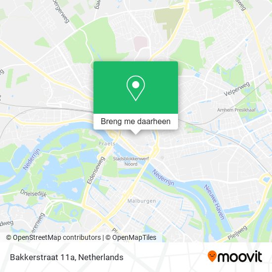 Bakkerstraat 11a kaart