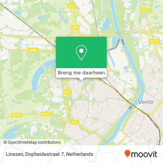 Linssen, Dopheidestraat 7 kaart