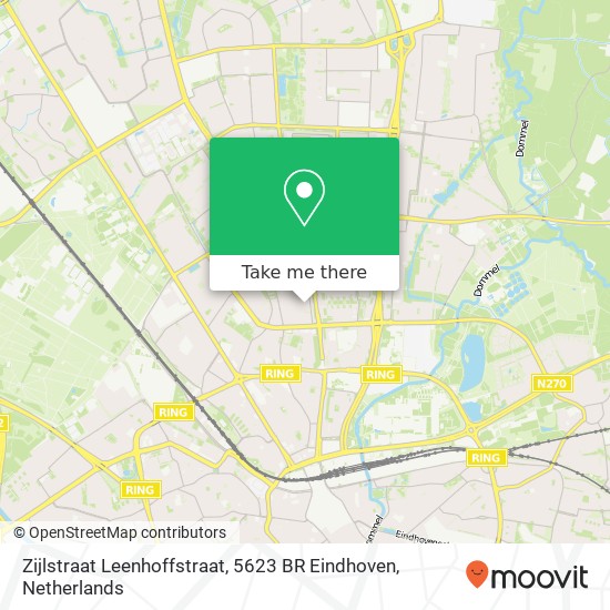 Zijlstraat Leenhoffstraat, 5623 BR Eindhoven kaart