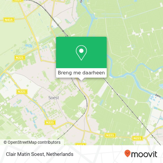 Clair Matin Soest kaart