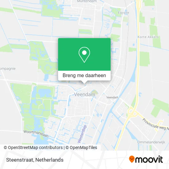 Steenstraat kaart