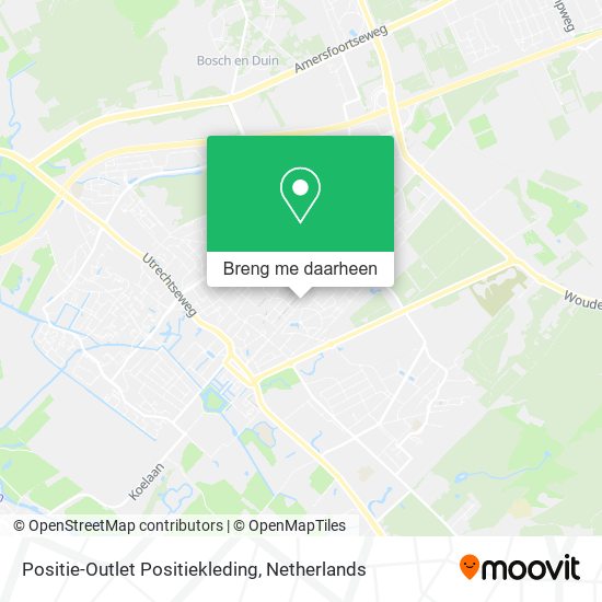 Positie-Outlet Positiekleding kaart