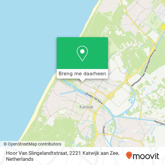 Hoor Van Slingelandtstraat, 2221 Katwijk aan Zee kaart