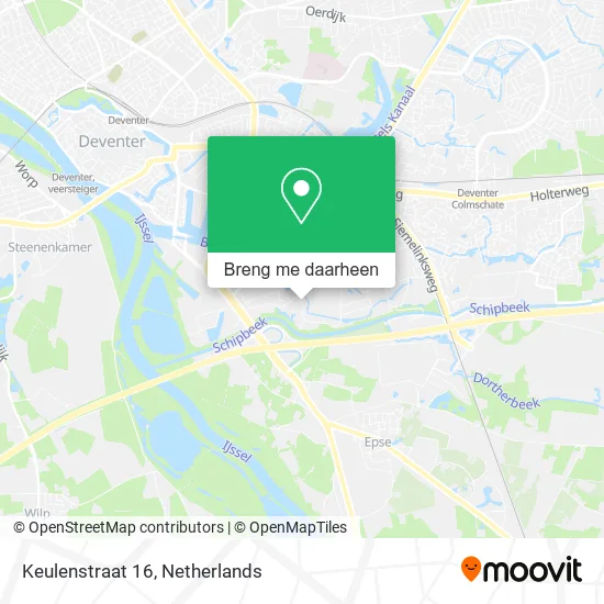 Keulenstraat 16 kaart