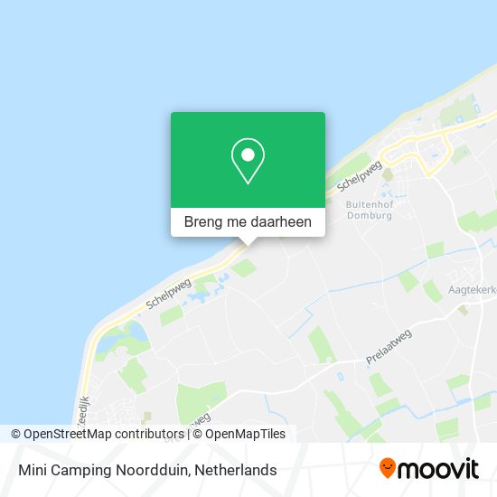 Mini Camping Noordduin kaart