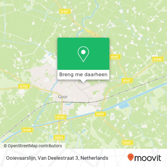 Ooievaarslijn, Van Deelestraat 3 kaart