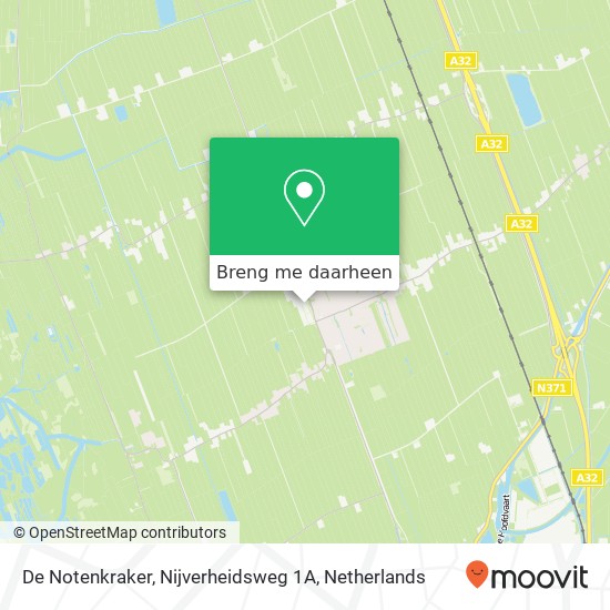 De Notenkraker, Nijverheidsweg 1A kaart