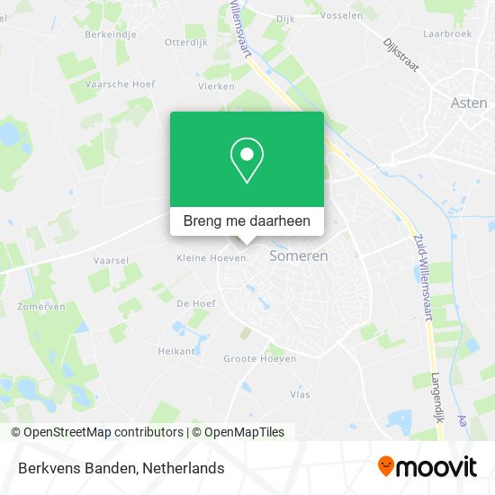 Berkvens Banden kaart