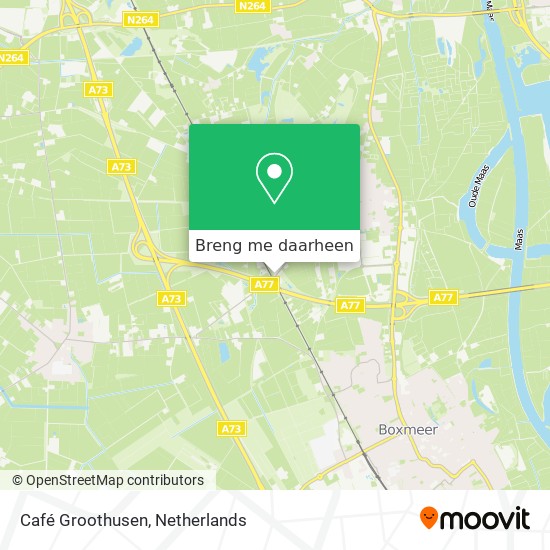 Café Groothusen kaart