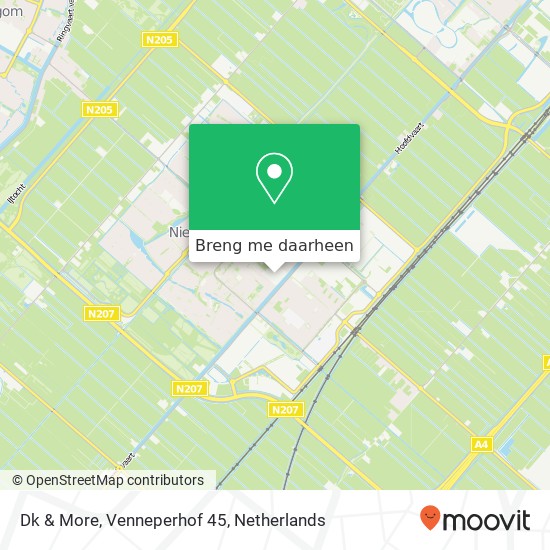 Dk & More, Venneperhof 45 kaart