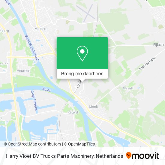 Harry Vloet BV Trucks Parts Machinery kaart