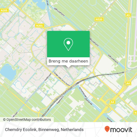 Chemdry Ecolink, Binnenweg kaart