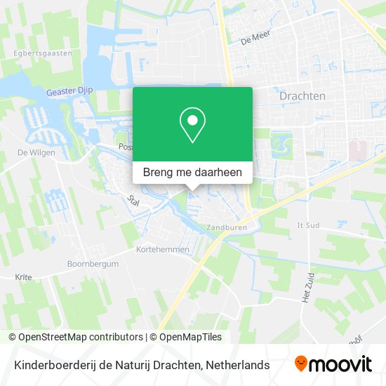 Kinderboerderij de Naturij Drachten kaart