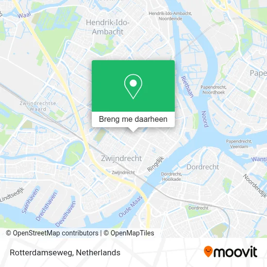 Rotterdamseweg kaart