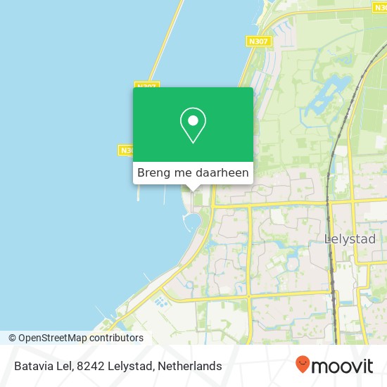 Batavia Lel, 8242 Lelystad kaart