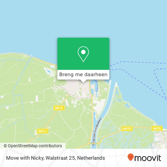 Move with Nicky, Walstraat 25 kaart