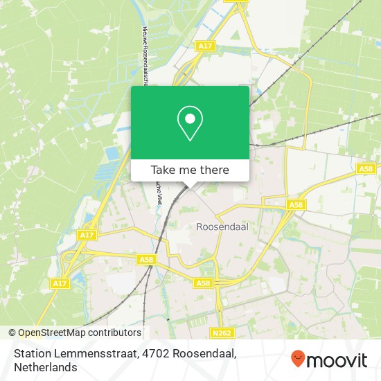 Station Lemmensstraat, 4702 Roosendaal kaart