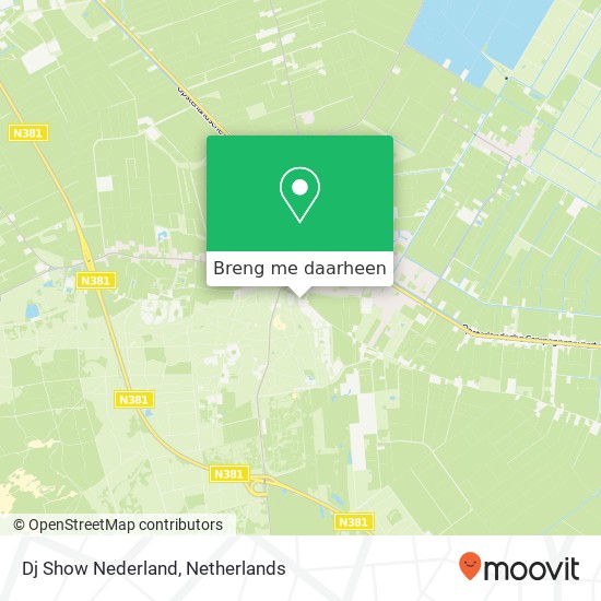 Dj Show Nederland kaart