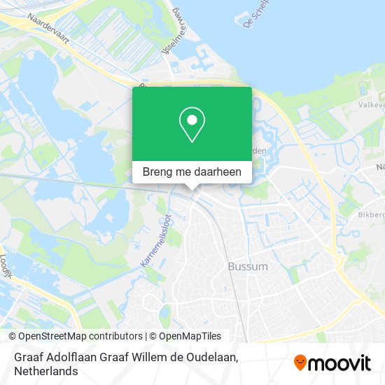 Graaf Adolflaan Graaf Willem de Oudelaan kaart