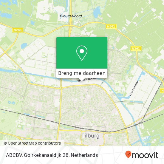 ABCBV, Goirkekanaaldijk 28 kaart