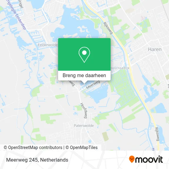 Meerweg 245 kaart