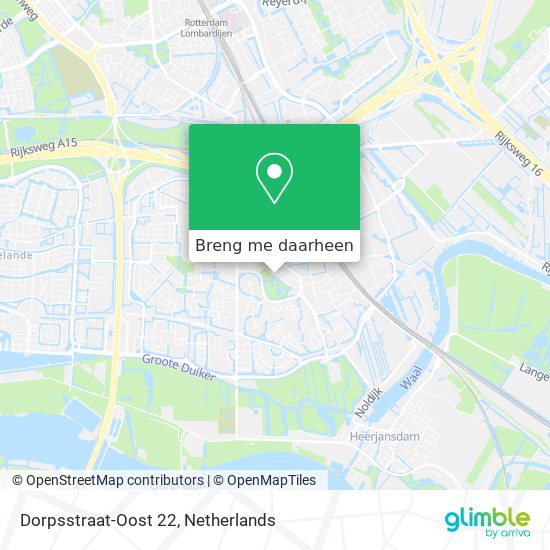Dorpsstraat-Oost 22 kaart