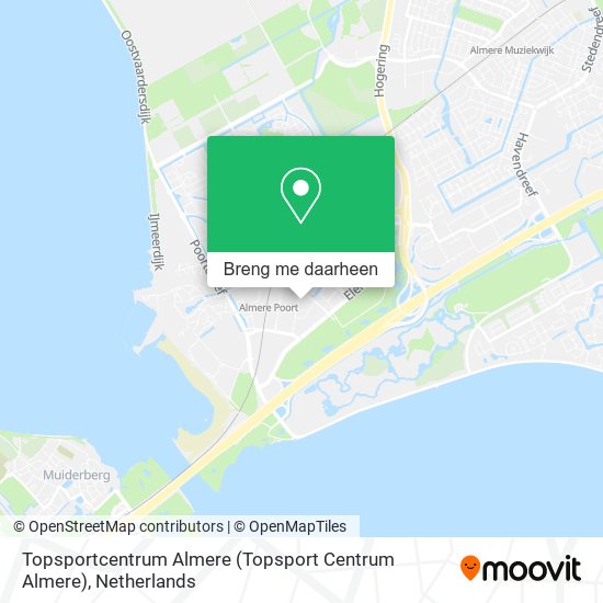 favoriete renderen snelheid Hoe gaan naar Topsportcentrum Almere (Topsport Centrum Almere) via Bus,  Trein, Tram of Metro?