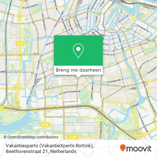 Vakantiexperts (VakantieXperts Rottink), Beethovenstraat 21 kaart