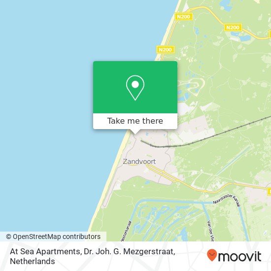 At Sea Apartments, Dr. Joh. G. Mezgerstraat kaart