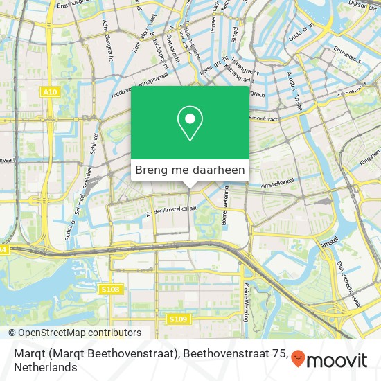 Marqt (Marqt Beethovenstraat), Beethovenstraat 75 kaart