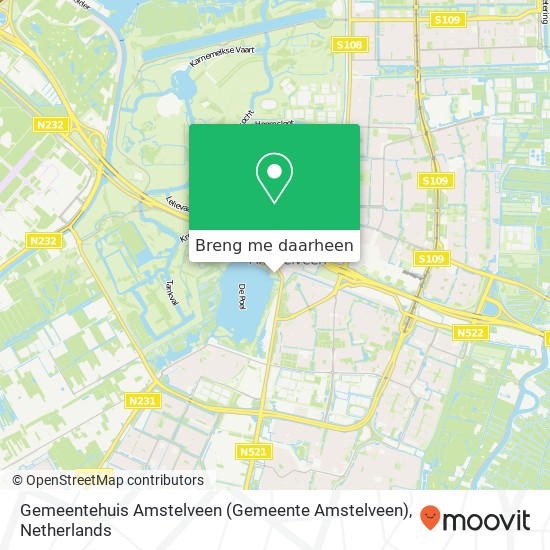 Gemeentehuis Amstelveen (Gemeente Amstelveen) kaart