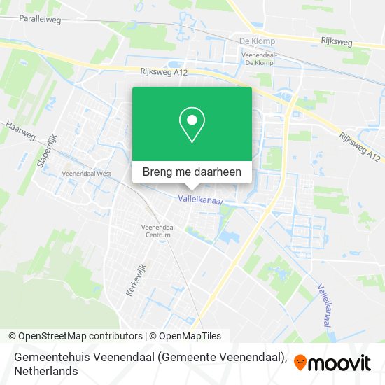 Gemeentehuis Veenendaal (Gemeente Veenendaal) kaart