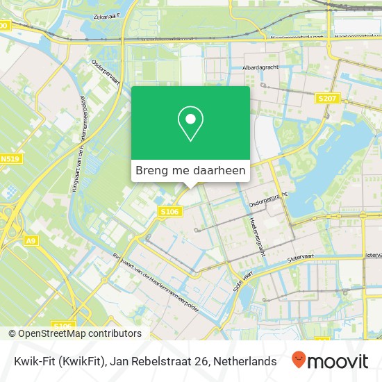 Kwik-Fit (KwikFit), Jan Rebelstraat 26 kaart