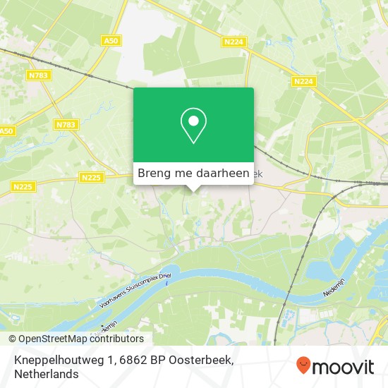 Kneppelhoutweg 1, 6862 BP Oosterbeek kaart