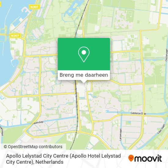 Apollo Lelystad City Centre kaart