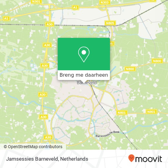 Jamsessies Barneveld kaart