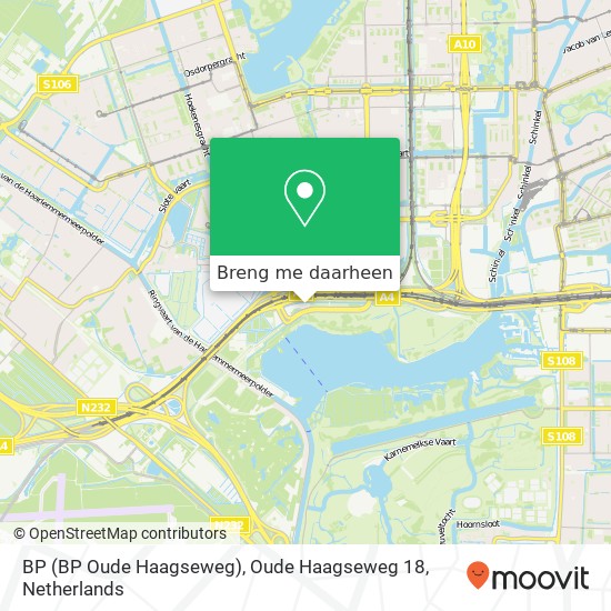 BP (BP Oude Haagseweg), Oude Haagseweg 18 kaart