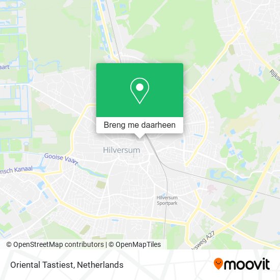 Oriental Tastiest kaart