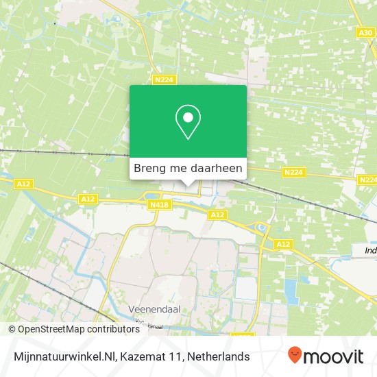 Mijnnatuurwinkel.Nl, Kazemat 11 kaart