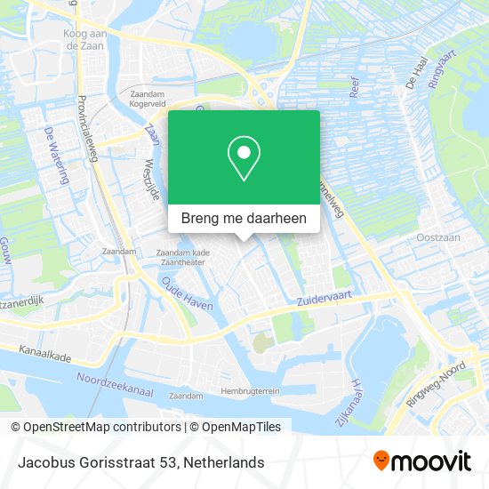 Jacobus Gorisstraat 53 kaart