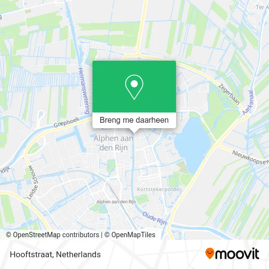 Hooftstraat kaart