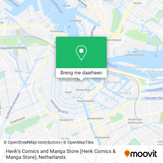 Henk's Comics and Manga Store (Henk Comics & Manga Store) kaart