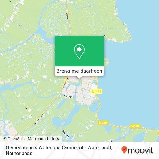 Gemeentehuis Waterland (Gemeente Waterland) kaart