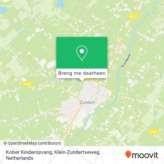 Kober Kinderopvang, Klein-Zundertseweg kaart