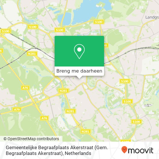 Gemeentelijke Begraafplaats Akerstraat (Gem. Begraafplaats Akerstraat) kaart