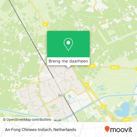 An-Fong Chinees-Indisch kaart