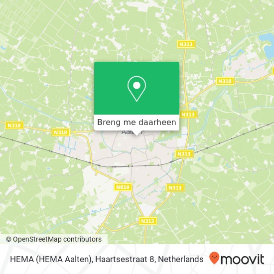 HEMA (HEMA Aalten), Haartsestraat 8 kaart