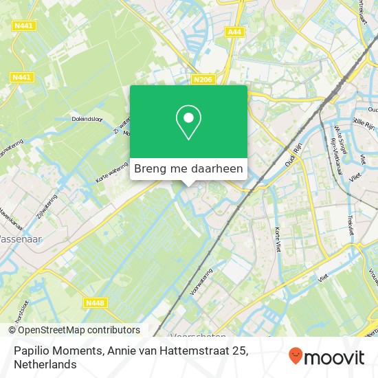 Papilio Moments, Annie van Hattemstraat 25 kaart